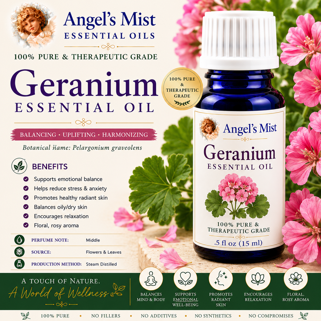 Angel's Mist Geranium Essential Oil