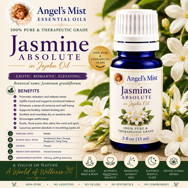 Angel's Mist Jasmine Absolute Essential Oil