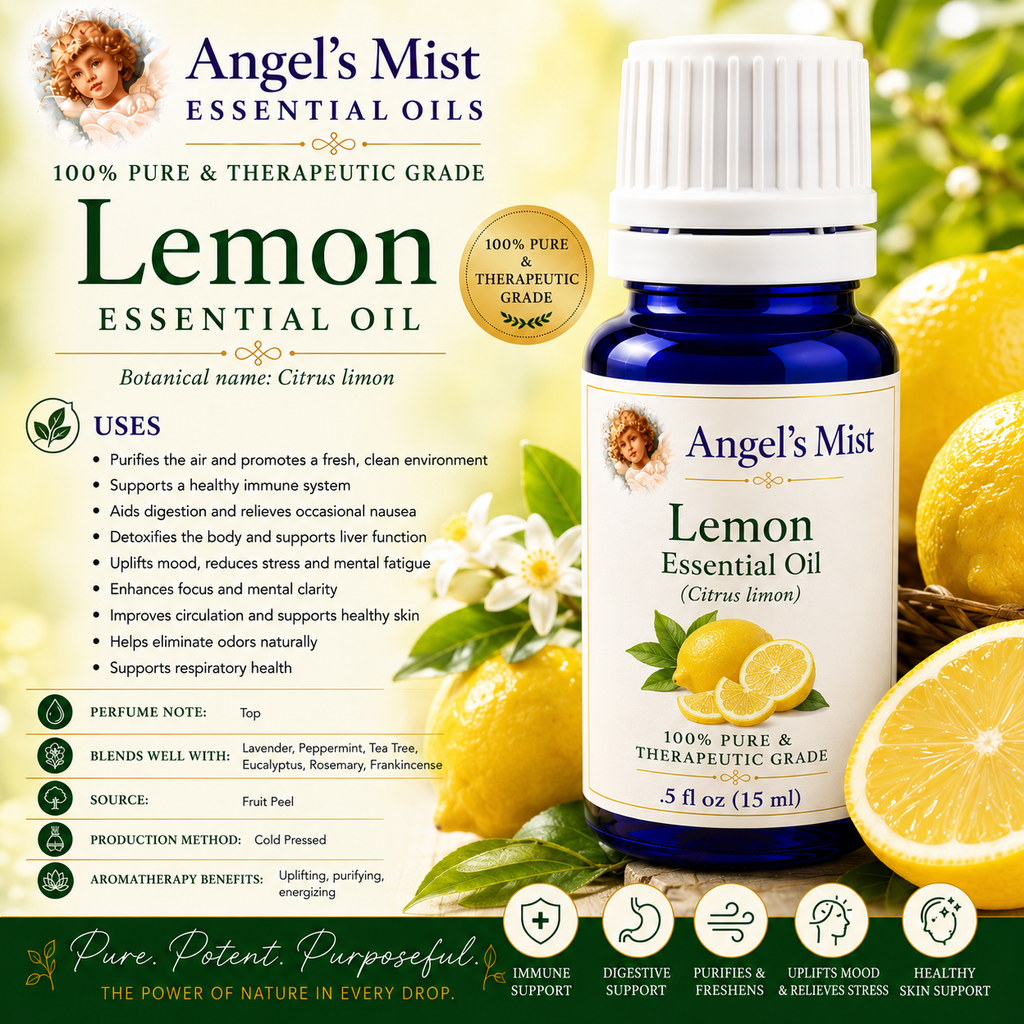 Angel's Mist Lemon Essential Oil