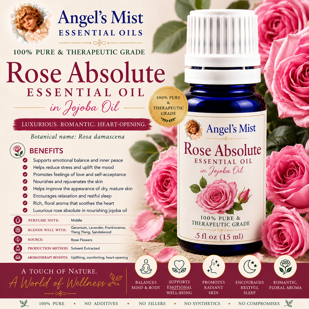 Angel's Mist Rose Absolute Essential Oil