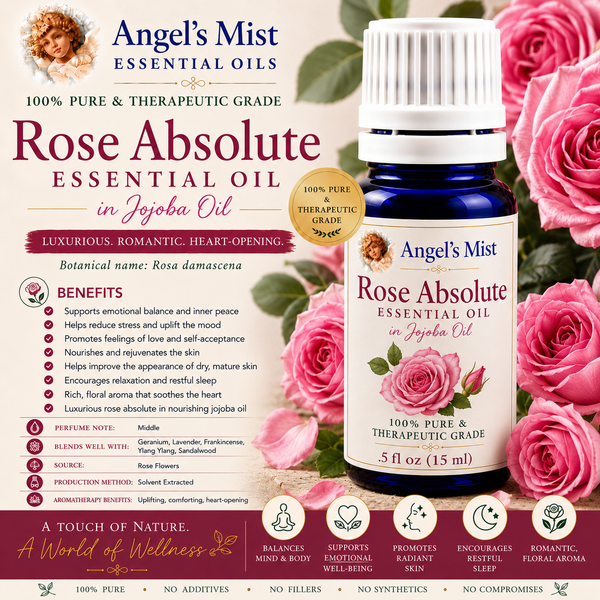 Angel's Mist Rose Absolute Essential Oil